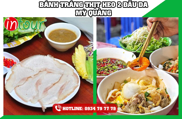 B&aacute;nh tr&aacute;ng thịt heo 2 đầu da & Mỳ Quảng