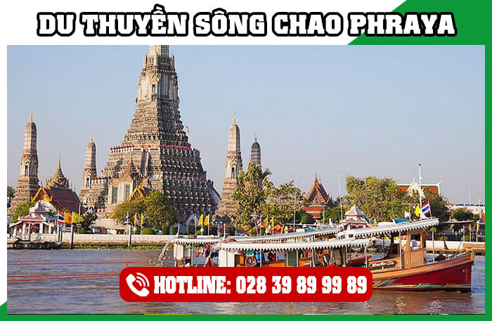 Du Thuyền Trên Sông Chao Phraya Thái Lan