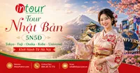 Tour Du Lịch Nhật Bản 5 Ngày 5 Đêm: Tokyo - Fuji - Osaka - Kobe - Universal Khởi Hành Từ Hà Nội