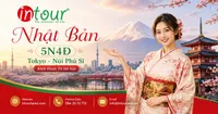 Tour Du Lịch Nhật Bản 5 Ngày 4 Đêm: Tokyo - Núi Phú Sĩ Khởi Hành Từ Hà Nội