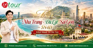 Tour Du Lịch Nha Trang - Đà Lạt - Sài Gòn 5 Ngày 4 Đêm Khởi Hành Từ Hà Nội
