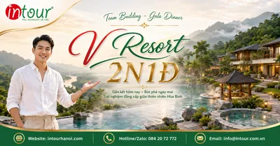 Tour Team Building – Gala Dinner V Resort 2 Ngày 1 Đêm