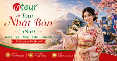 Tour Du Lịch Nhật Bản 5 Ngày 5 Đêm: Tokyo - Fuji - Osaka - Kobe - Universal Khởi Hành Từ Hà Nội