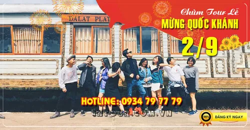 Du lịch Đà Lạt 2 ngày 1 đêm Lễ 2/9/2025