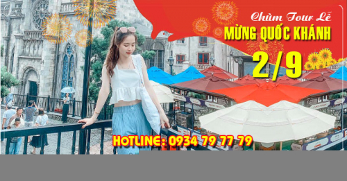 Du lịch Đà Nẵng Bà Nà Hills 3 ngày 2 đêm Lễ 2/9/2025