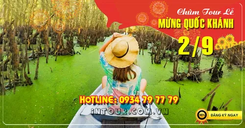Du lịch Rừng Tràm Trà Sư Đảo Bà Lụa 2 ngày 2 đêm Lễ 2/9/2025