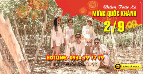 Du lịch Ninh Chữ - Vĩnh Hy 3 ngày 2 đêm Lễ 2/9/2025