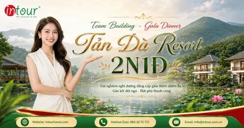 Tour Team Building – Gala Dinner Tản Đà Resort 2 Ngày 1 Đêm