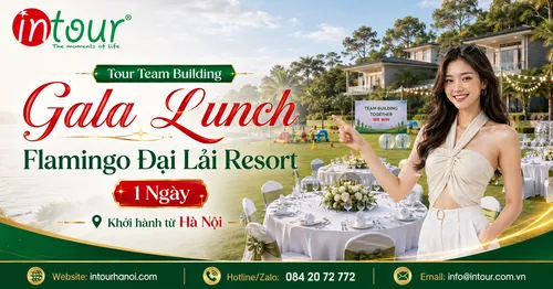 Tour Team Building - Gala Lunch Flamingo Đại Lải Resort 1 Ngày