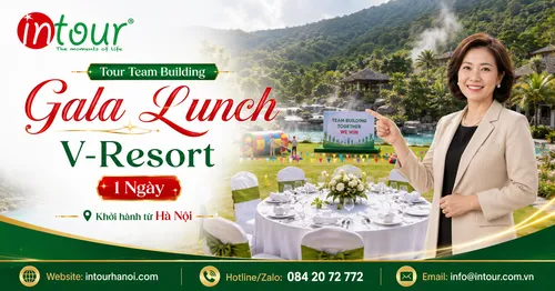 Tour Team Building - Gala Lunch V-Resort 1 Ngày