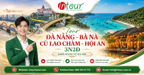 Tour Du Lịch Đà Nẵng - Bà Nà - Cù Lao Chàm - Hội An 3 Ngày 2 Đêm Khởi Hành Từ Hà Nội