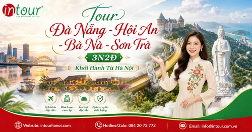 Tour Du Lịch Đà Nẵng - Hội An - Bà Nà - Sơn Trà 3 Ngày 2 Đêm Khởi Hành Từ Hà Nội