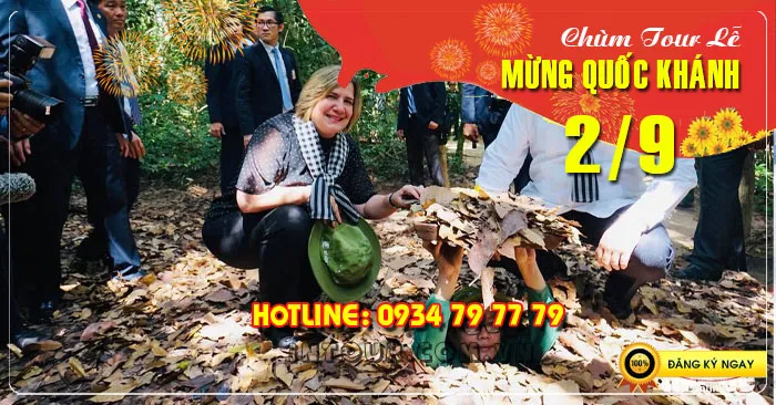 Du lịch địa đạo củ chi 1 ngày Lễ 2/9/2025