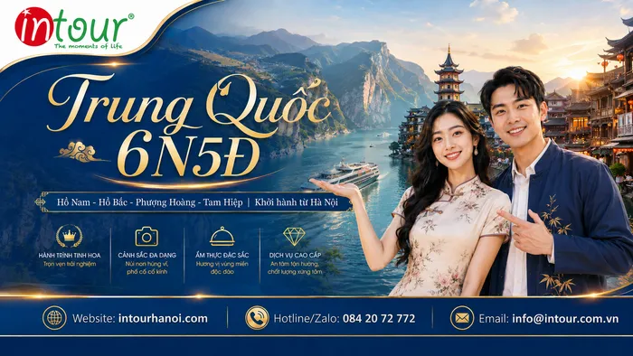 Tour Du Lịch Trung Quốc 6 Ngày 5 Đêm: Hồ Nam - Hồ Bắc - Phượng Hoàng - Tam Hiệp Khởi Hành Từ Hà Nội
