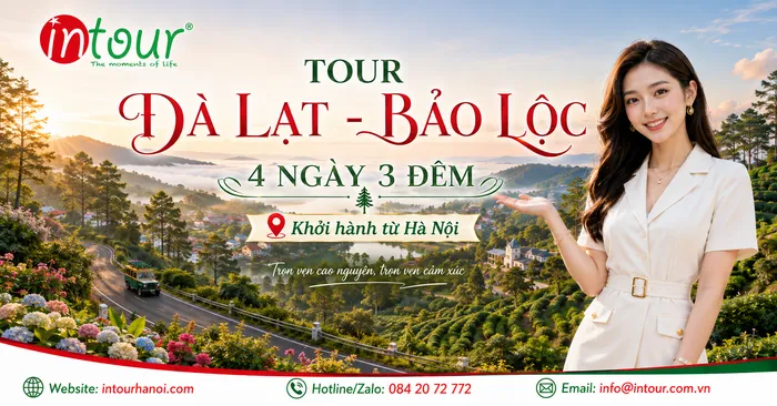 Tour Du Lịch Đà Lạt - Bảo Lộc 4 Ngày 3 Đêm Khởi Hành Từ Hà Nội