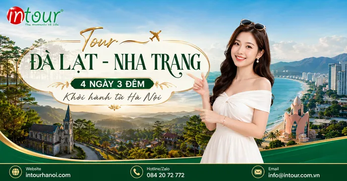 Tour Du Lịch Đà Lạt - Nha Trang 4 Ngày 3 Đêm Khởi Hành Từ Hà Nội