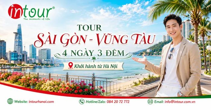 Tour Du Lịch Sài Gòn - Vũng Tàu 4 Ngày 3 Đêm Khởi Hành Từ Hà Nội